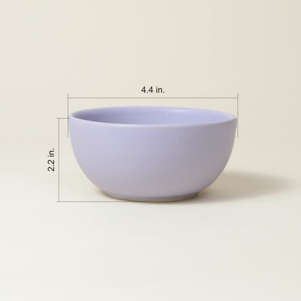 Bowl - Ceramic - Purple - Set Of 2