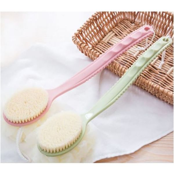 Brush With Loofah - 2-In-1