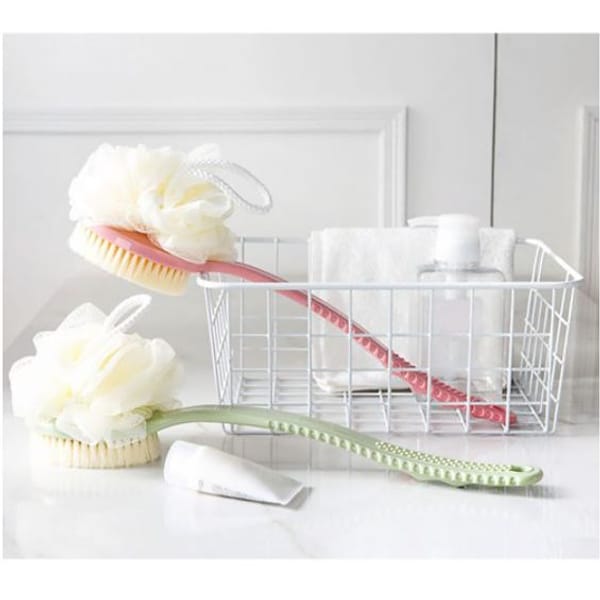 Brush With Loofah - 2-In-1