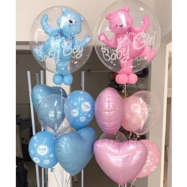 Bubble Balloon - Teddy Bear - Single Piece