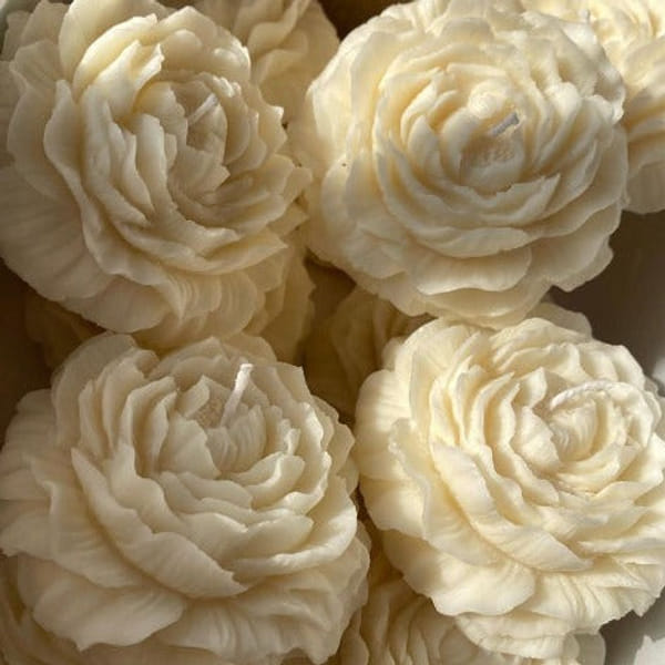 Candle - Peony Flower - Single Piecce