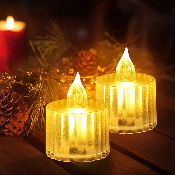 Candle-Shaped LED Light - Set Of 6