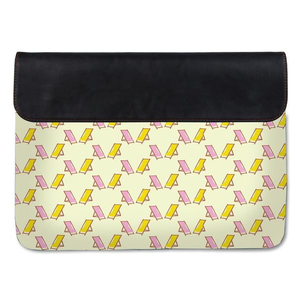 Canvas Laptop Sleeve - Chair Yellow