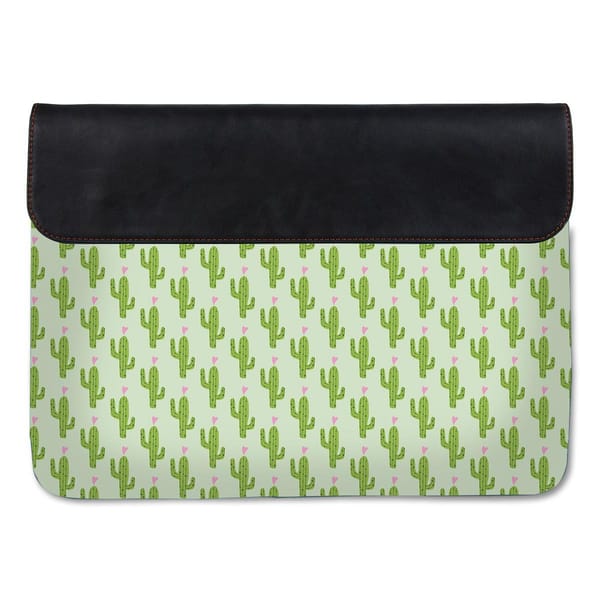 Canvas Laptop Sleeve - Fun Cactus