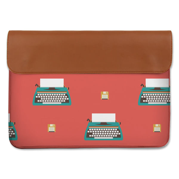 Canvas Laptop Sleeve - Retro Typewriter