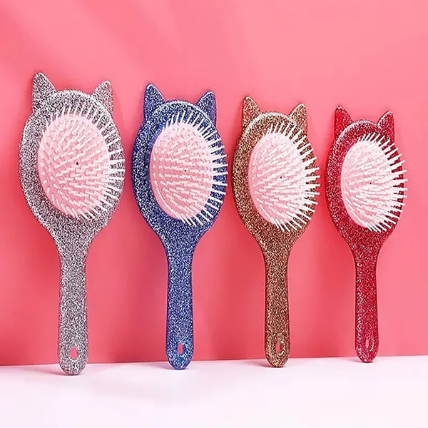 Cat Ears Hair Brush - Assorted - Single Piece