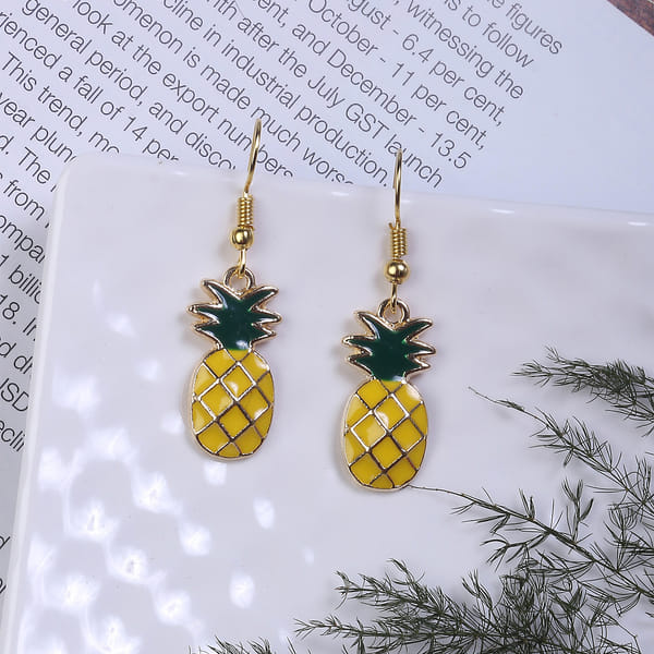 Charming Pineapple Earrings