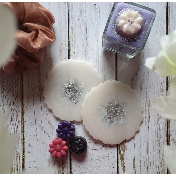 Coaster - White - Round - Set Of 2