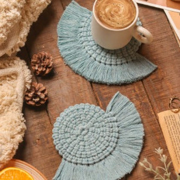 Coasters - Sass - Blue - Set Of 2