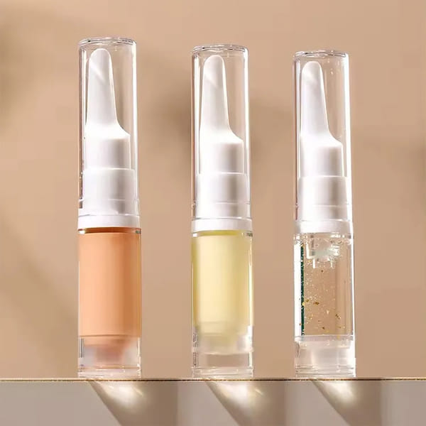 Compact Travel-Sized Airless Pump Bottles - Assorted - Single Piece