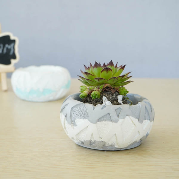 Concrete Ribbon Planter