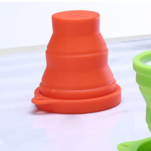 Cup With Lid - Collapsible - Single Piece