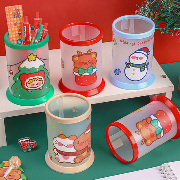 Detachable Christmas Themed Penstand - Assorted - Single Piece