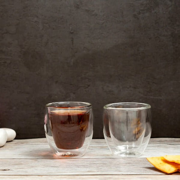 Double Wall Funky Shot Glasses - 80ml - Set Of 4