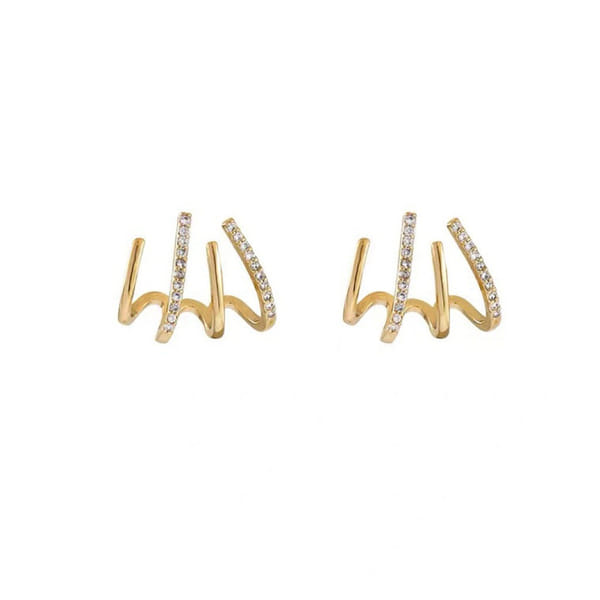 Earrings - Four Claw - Gold - Juju Joy