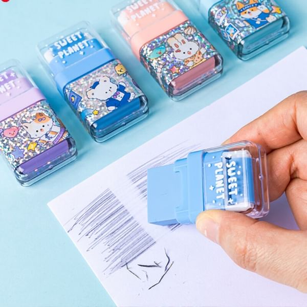 Eraser With A Cap - Funky - Single Piece