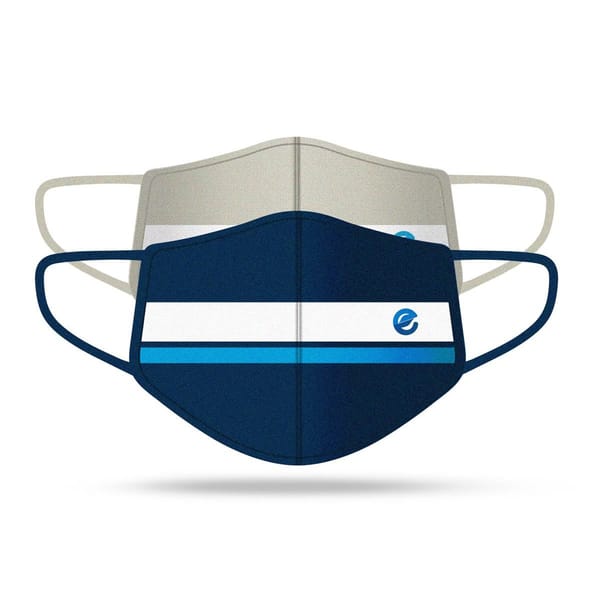 Face Mask - Silver Mask - Set Of 2