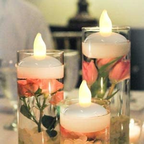 Floating Tealight Candle LED Set Of 12