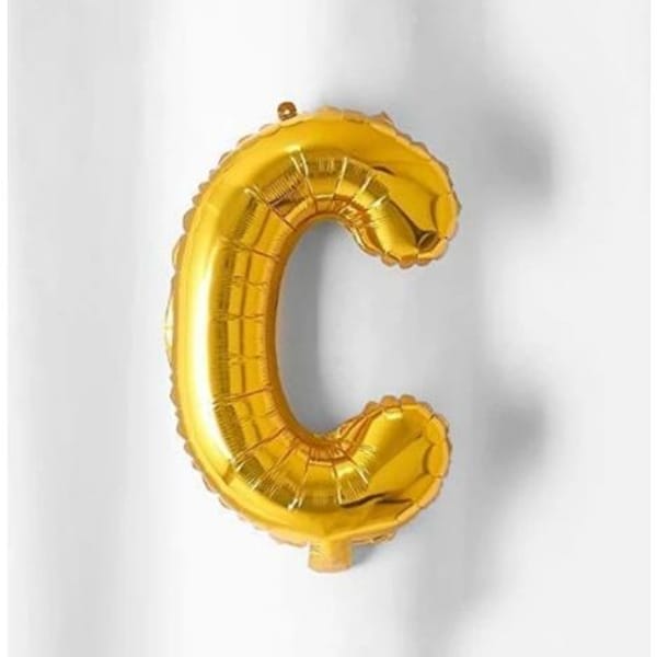 Foil Balloon - Alphabet - Gold