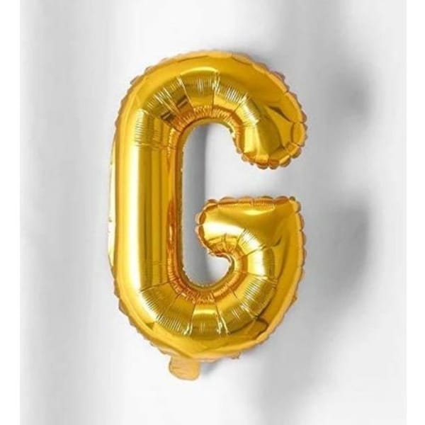 Foil Balloon - Alphabet - Gold