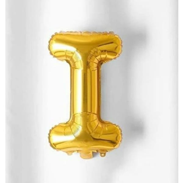Foil Balloon - Alphabet - Gold