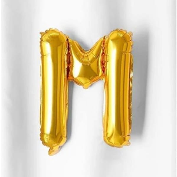 Foil Balloon - Alphabet - Gold
