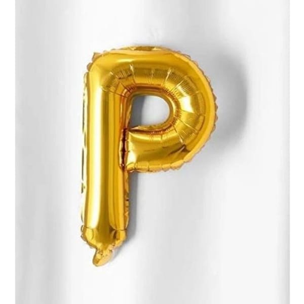 Foil Balloon - Alphabet - Gold