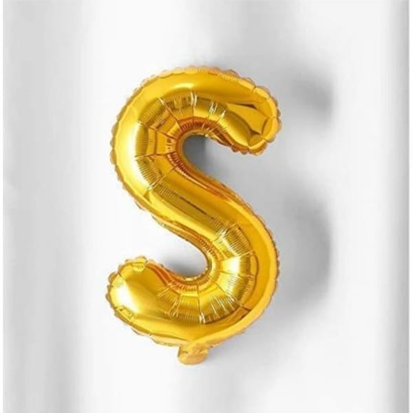 Foil Balloon - Alphabet - Gold
