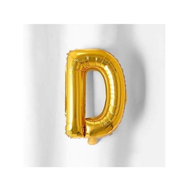 Foil Balloon - Alphabet - Gold