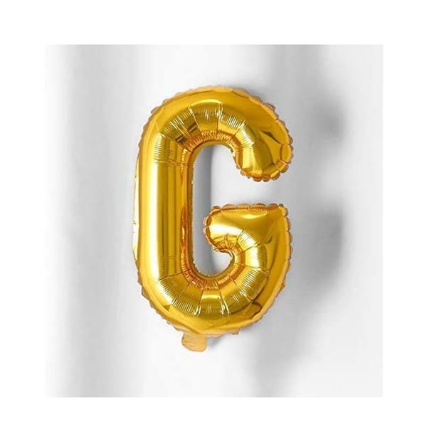 Foil Balloon - Alphabet - Gold