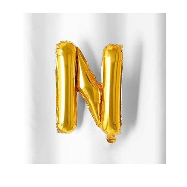 Foil Balloon - Alphabet - Gold
