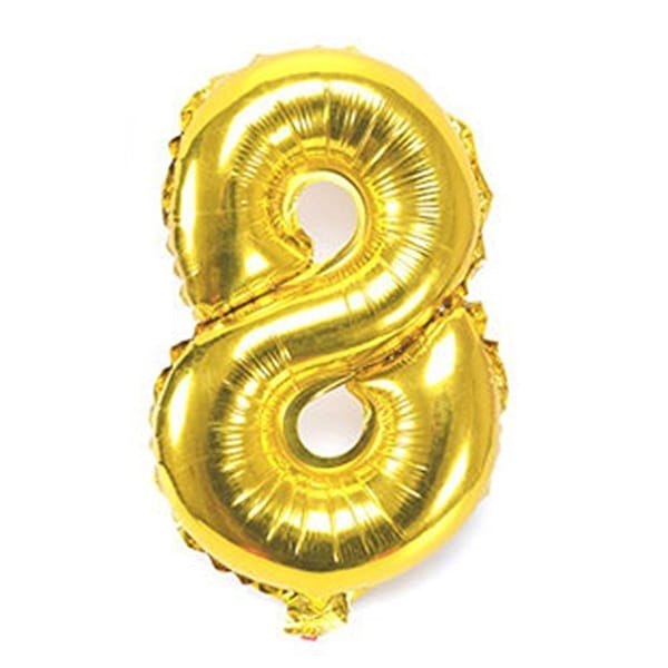 Foil Balloon - Number - Gold
