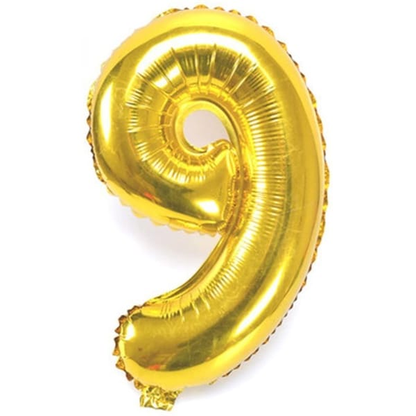 Foil Balloon - Number - Gold