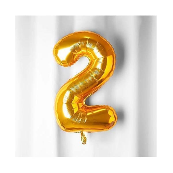 Foil Balloon - Number - Gold
