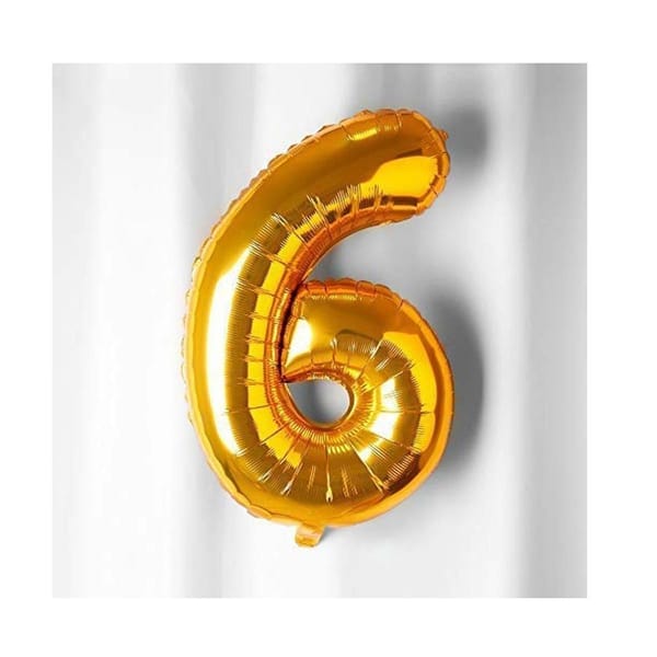 Foil Balloon - Number - Gold