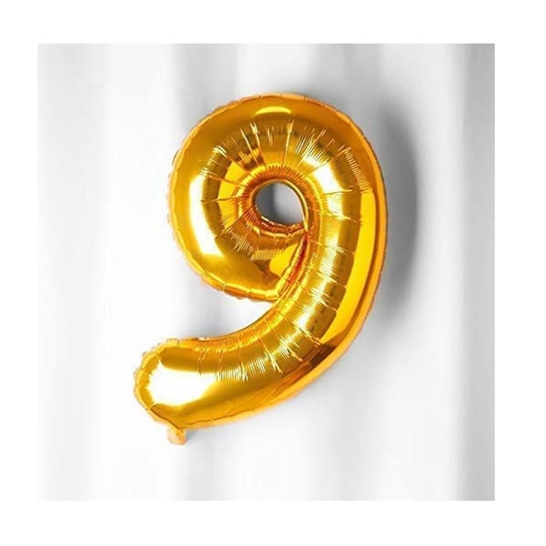 Foil Balloon - Number - Gold