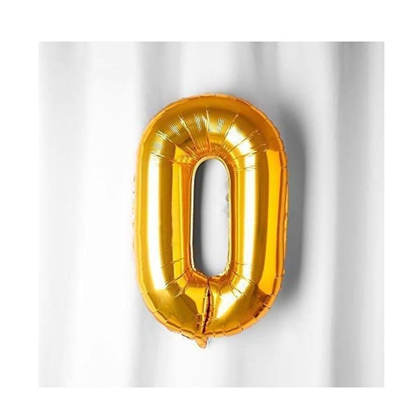 Foil Balloon - Number - Gold