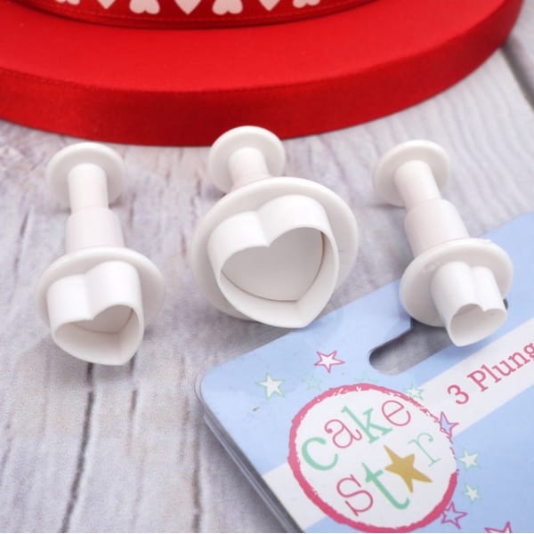 Fondant Plunger Cutter Set - Heart