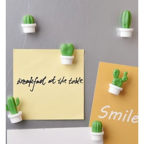 Fridge Magnet - Cactus - Set Of 6
