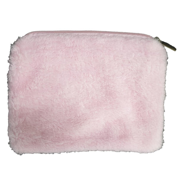 Fur Plush Travel Zipper Pouch