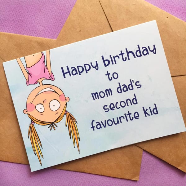 Greeting Card - Favorite Kid - Single Piece