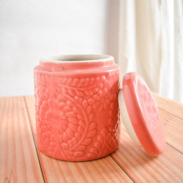 Jars - Floral Glaze - Single Piece