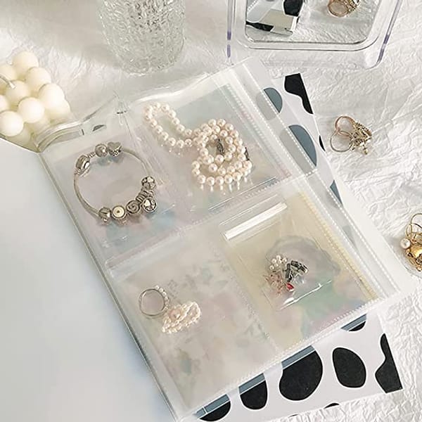 Jewellery Organizer - Book - Transparent - Single Piece
