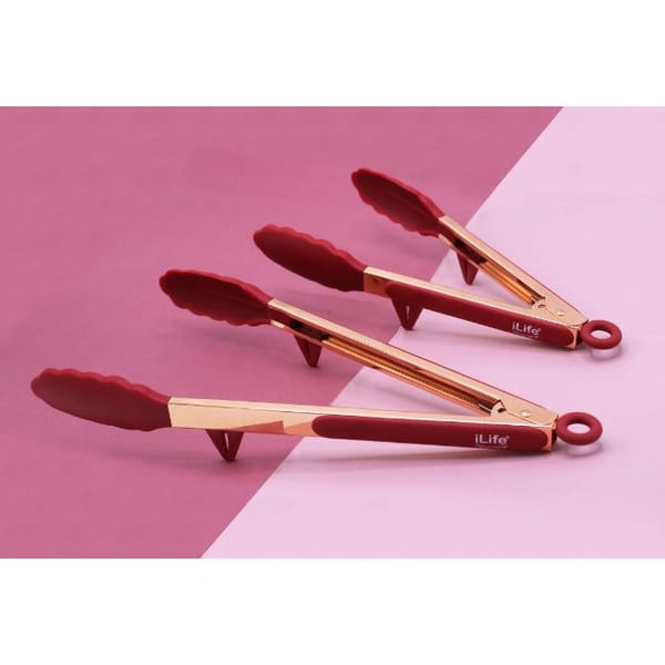 Kitchen Tongs - Rose Gold - Set Of 2
