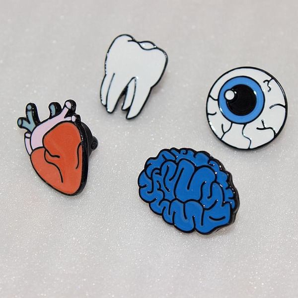 Lapel Pin - Brain