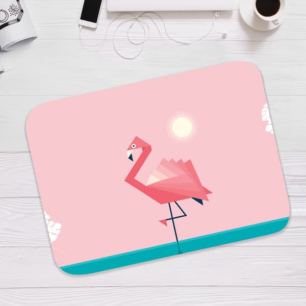 Laptop Sleeve - Geometric Flamingo