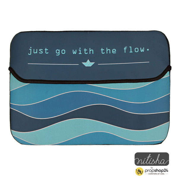 Laptop Sleeve - Just Go With The Flow