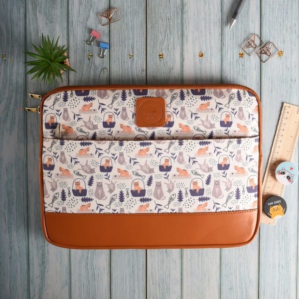 Laptop Sleeve - Nordic Cats - Single Piece