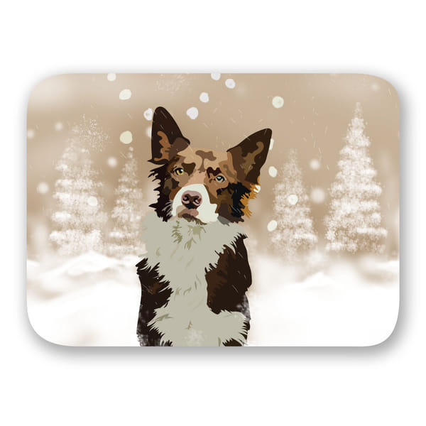 Laptop Sleeve - Snow Pupper