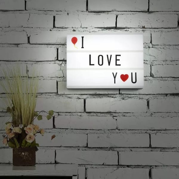 LED Colour Changing Cinematic Light Box With Remote - Single Piece